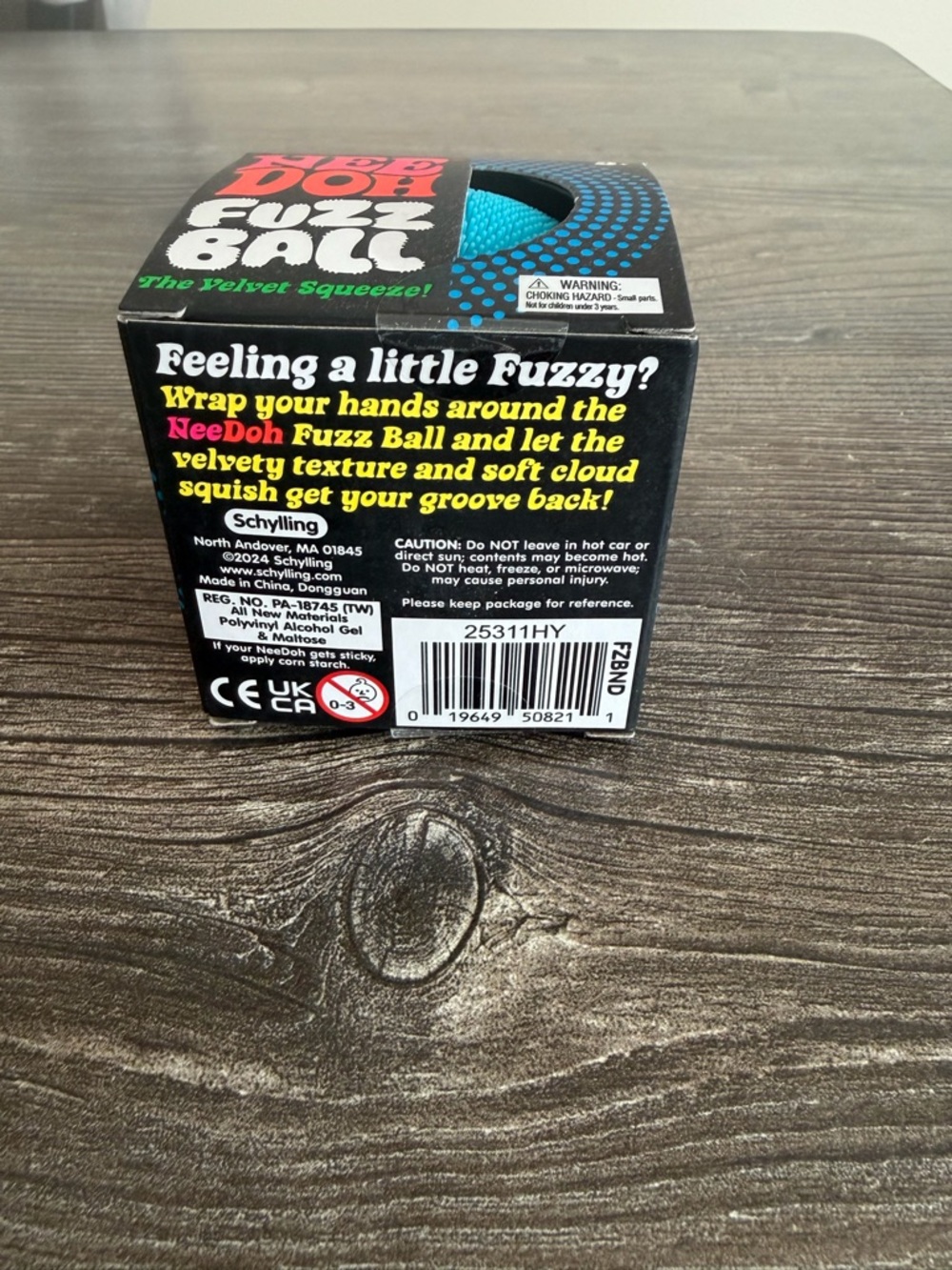 Nee Doh Fuzz Ball Kids Sensory Toy - Blue - Picture 2 of 3